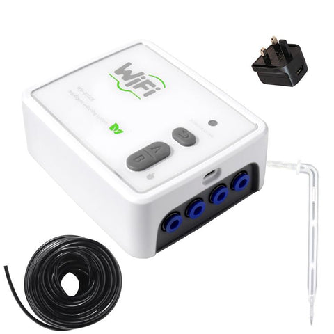 WIFI Smart Dual-Pump Automatic Watering System Cell Phone Remote Control Watering Device, Adjustable Drip Arrow USB, Adjustable Drip Arrow US Plug, Adjustable Drip Arrow UK Plug, Transparent Drip Arrow USB, Transparent Drip Arrow US Plug               ...
