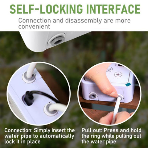 WD-01CS Adjustable Drip Arrow App-Controlled Watering Device Automatic Timed Irrigation Tool, USB, US Plug, UK Plug
