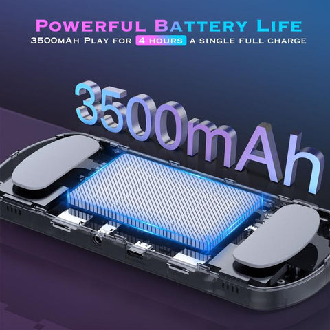 U8 Retro Handheld Game Console Open-Source 4 Inch HD IPS Screen Portable Console, 64G, 128G
