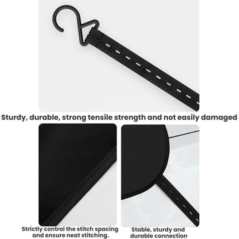 Car Windshield Anti-leaf Bird Droppings Wiper Dust Cover, 186x48cm, 154x37cm