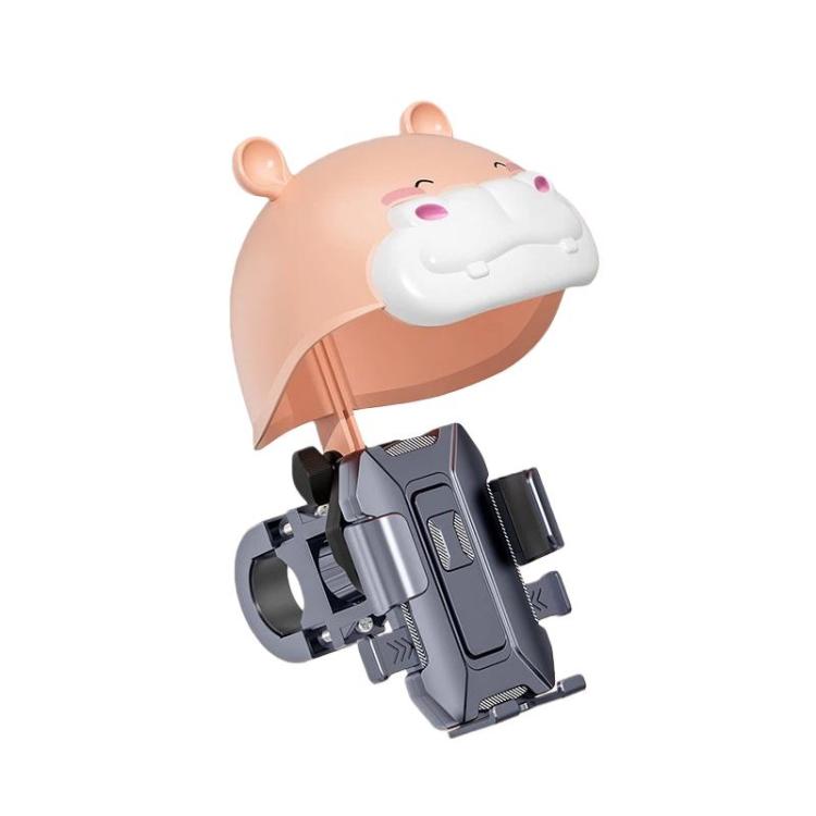 Outdoor Waterproof Motorcycle Phone Mount With Helmet Universal Phone Navigation Bracket, Handlebar Pink, Rearview Mirror Black, Rearview Mirror Pink