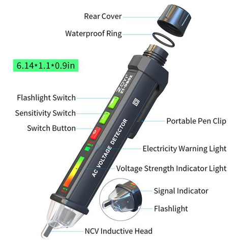 ZOYI Non-Contact Smart Induction Voltage Tester Pen, DB02, DB03