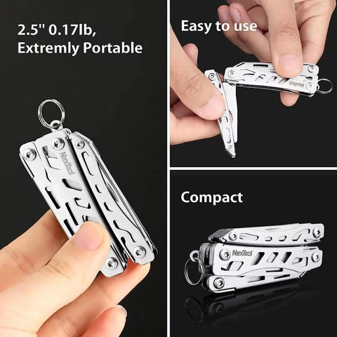 NexTool Mini Flagship Multifunctional Pliers 10 In 1 EDC Keychain Multitool Mini Pocket Knife
