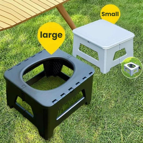 Outdoor Car Portable Emergency Camping Toilet Odor-Proof Mobile Toilet, Large Black, Large Gray, Small Black, Small Gray