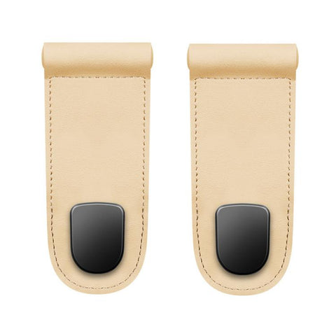 2pcs Multifunctional Car Interior Hook and Storage Organizer, Single Black, Single Beige, Single Gray, Double Black, Double Gray, Double Beige