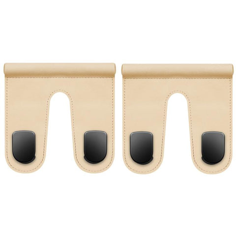 2pcs Multifunctional Car Interior Hook and Storage Organizer, Single Black, Single Beige, Single Gray, Double Black, Double Gray, Double Beige