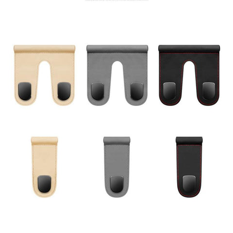 2pcs Multifunctional Car Interior Hook and Storage Organizer, Single Black, Single Beige, Single Gray, Double Black, Double Gray, Double Beige
