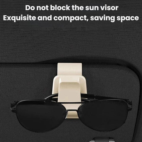 2pcs Car Sunglasses Clip Multifunctional Ticket and Card Holder