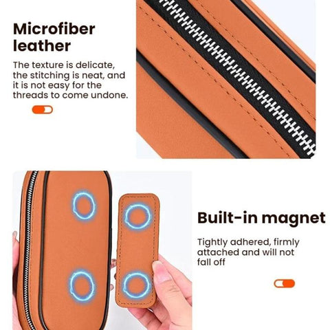 Multifunctional Car-mounted Coin Storage Magnetic Eyeglasses Case