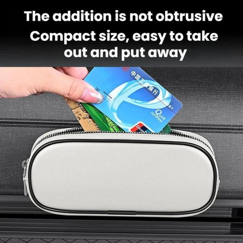 Multifunctional Car-mounted Coin Storage Magnetic Eyeglasses Case