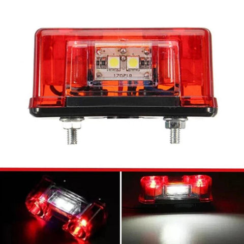 MK-136 10-30V Car Trailer License Plate Light IP65 Waterproof LED Light, MK-136