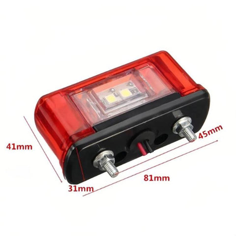 MK-136 10-30V Car Trailer License Plate Light IP65 Waterproof LED Light, MK-136