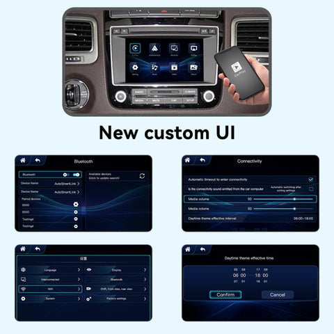 JOYEAUTO WZVW-1 For Volkswagen Touareg 8.0 inch Screen 2010-2017 Wireless CarPlay Module Decoder Box, WZVW-1