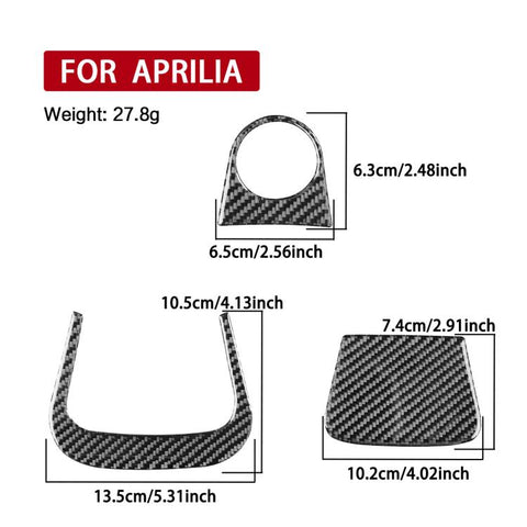 For 2021-2025 Aprilia RS 660 3pcs /Set Ignition Zone Decorative Stickers