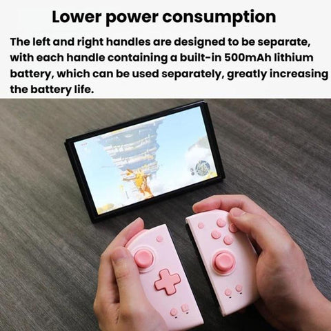For Nintendo Switch / Switch Oled MOBAPAD Game Controller Hall Effect Joystick Split Gamepad, M6-HD Signature White, M6S Green+Purple, M6-HD Signature Black