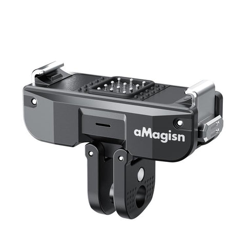 aMagisn TN02 Rechargeable Magnetic Quick-Release Base Action Camera Accessory, TN02