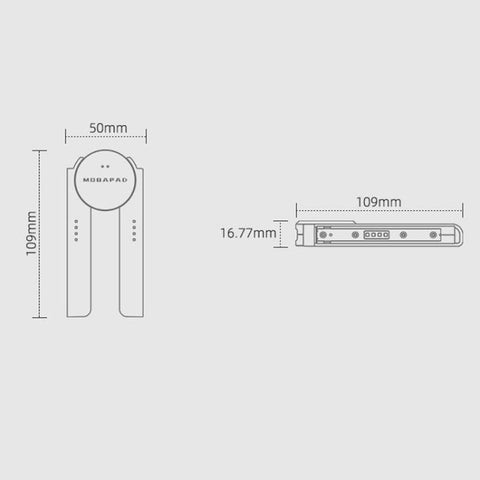 For M6-HD / Switch MOBAPAD SA1 Left & Right Controller Charging Grip