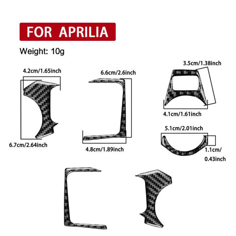 For 2021-2024 Aprilia RS 660 6pcs /Set Car Interior Decoration Sticker