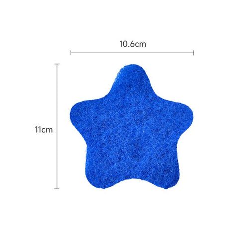Washing Machine Lint Remover Pet Hair Absorber Drum Cleaner, Blue