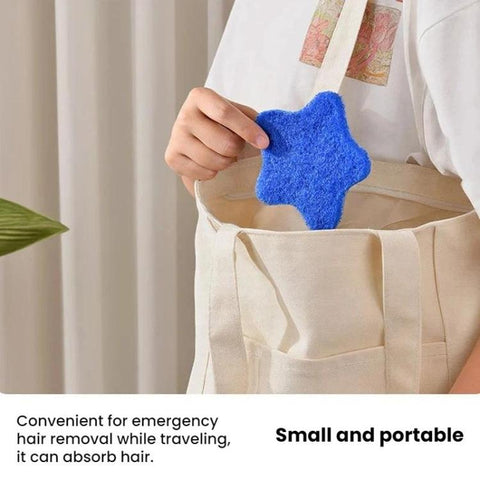 Washing Machine Lint Remover Pet Hair Absorber Drum Cleaner, Blue
