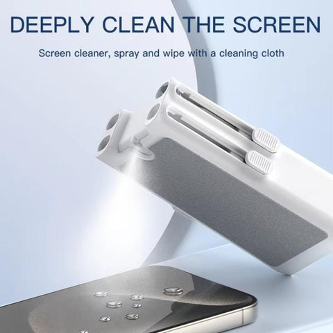 10-in-1 Retractable Cleaning Kit Multi-Tool Set for Keyboard, Earbuds Case, Phone, Screen, 10 In 1