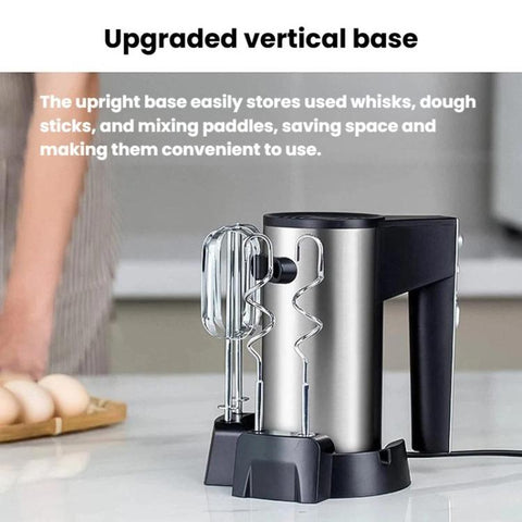 DH166 300W Household Handheld Electric Egg Beater Baking Cake & Cream Mixer, EU Plug