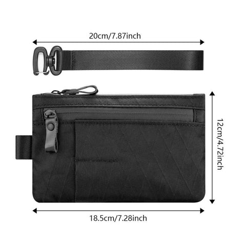 RFID-Blocking Card Wallet XPAC Coin Key Pouch Travel Document Clutch