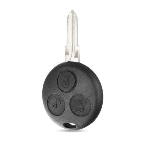 For Mercedes-Benz Smart Flip Key Remote Key Fob Case, 3 Buttons, 3 Buttons With Metal Key Blade