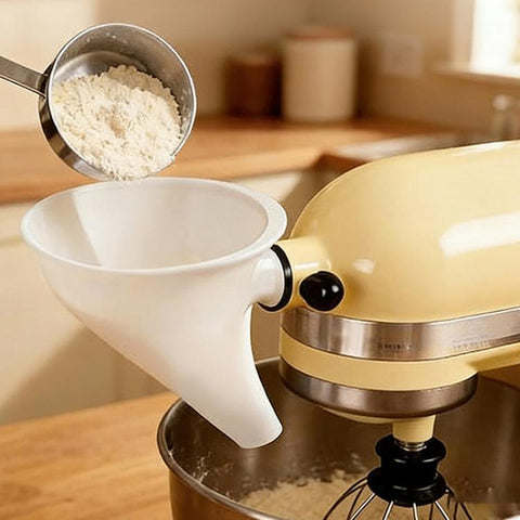 Flour Funnel For KitchenAid 5 Quart Stand Mixer Attachment
