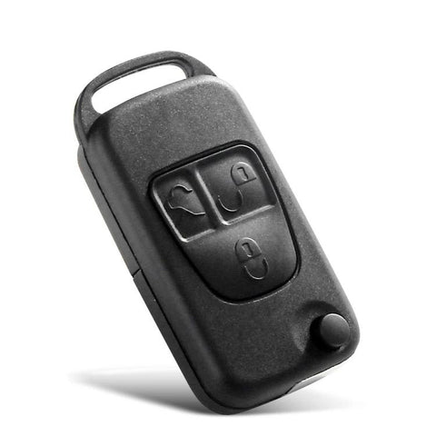 For Mercedes-Benz Car Remote Key Shell Without Light / Small Key Blank, 3 Buttons