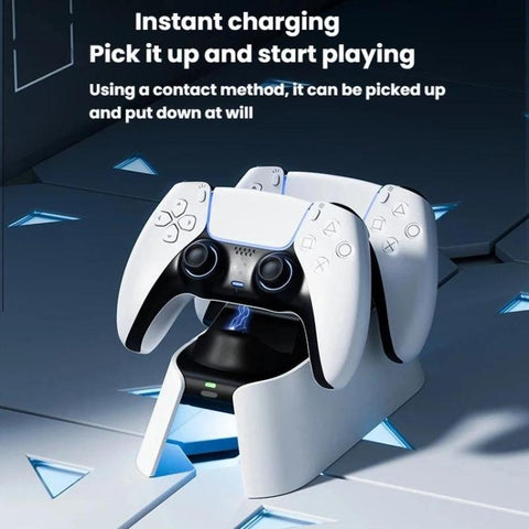 For PS5 ipega KD28 Handheld Fast Charging Dock Dual-Charging Game Controller Charger, KD28