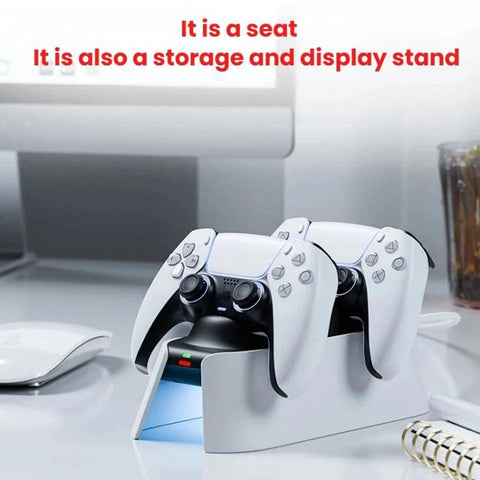 For PS5 ipega KD28 Handheld Fast Charging Dock Dual-Charging Game Controller Charger, KD28