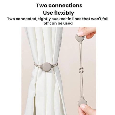 2pcs Bundled Silicone Magnetic Lanyard Data Cable Organizer
