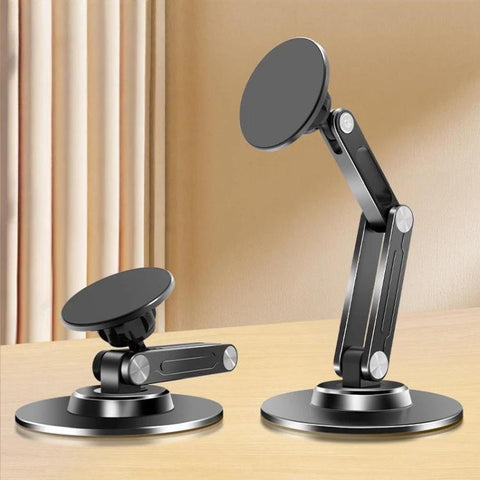 P74 Three-Axis Elevating Aluminum Alloy Magnetic 360 Degrees Rotating Folding Phone Stand
