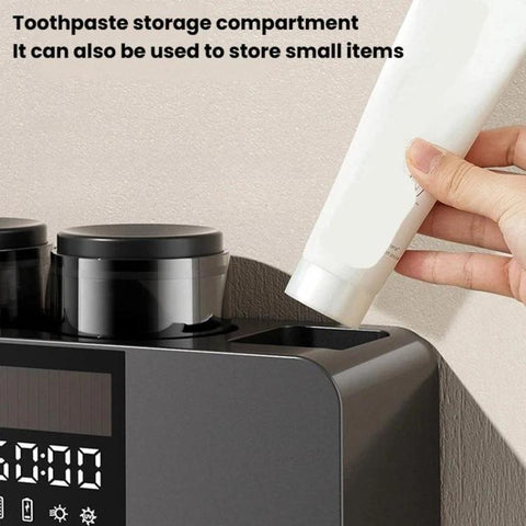 UV Sterilizing Smart Toothbrush Holder With Drying Function Wall-Mounted Mouthwash Cup Set