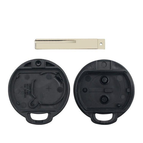 For Mitsubishi Straight Blade Round Head Flat Blank Right Groove Key Shell