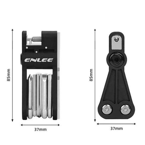 ENLEE EN93 18 In 1 Bike Multifunctional CO2 Inflator Head Hexagonal Repair Tool, EN93