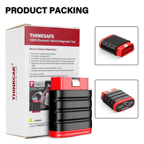 OBD2 Full System Diagnostic Tool Oil Maintenance Electronic Parking Brake Reset, THINKSAFE