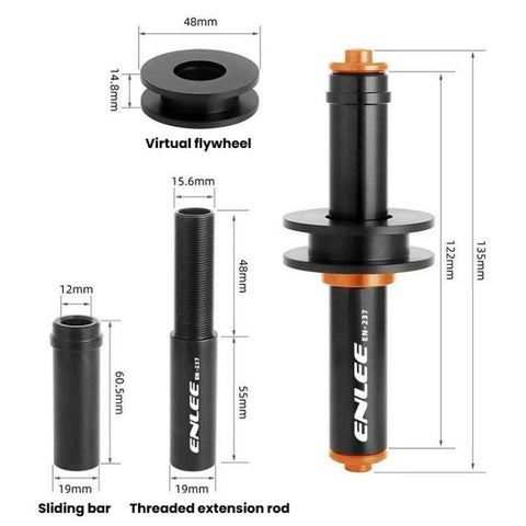 ENLEE EN-237 Bike Chain Keeper Universal Chain Holder For Quick-Release & Thru-Axle, EN-237