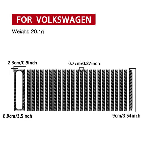 For Volkswagen Magotan / CC 25pcs /Set Left Hand Drive Storage Compartment Cover Panel Sticker