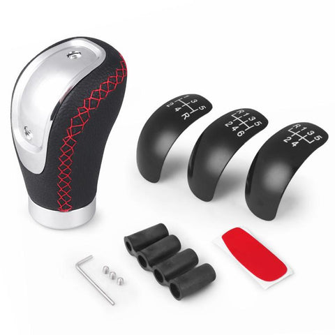 Automotive Aftermarket PU Shift Knob Gear Shift Lever With 3-Position Dial
