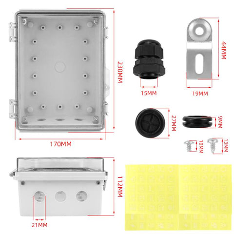 5+3 Position Rocker Switch Power Panel With Waterproof Electrical Box, Model A, Model B