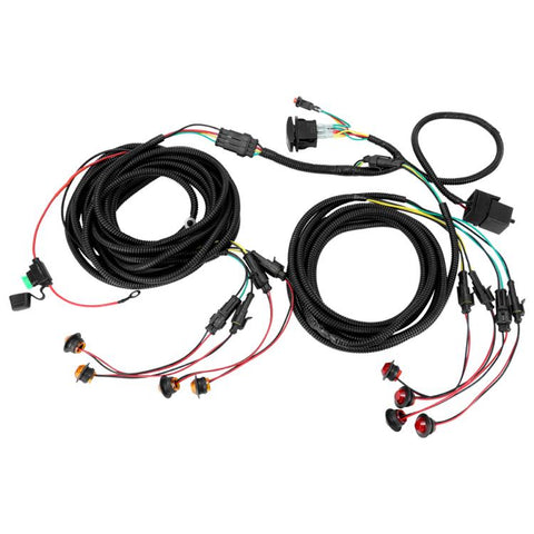 ATV Turn Signal Light Wiring Harness Kit Emergency Switch Flasher Accessories, CP-5532