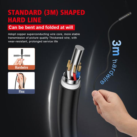 Industrial Endoscope HD Camera Pipe Inspection Instrument, HABOTEST HT669A, HABOTEST HT669A-PRO