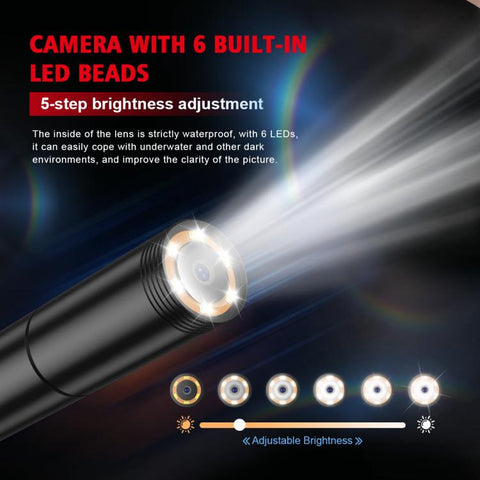 Industrial Endoscope HD Camera Pipe Inspection Instrument, HABOTEST HT669A, HABOTEST HT669A-PRO