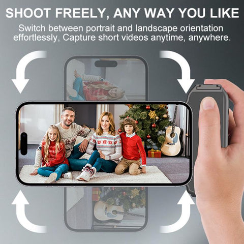 Desiontal GP-06 Magnetic Retractable Phone Shooting Grip Stabilizer Handle For Live Stream & Outdoor Selfie, GP-06