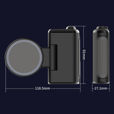 Desiontal Magnetic Phone Shooting Grip Remote Control Shooting Auxiliary Grip, Magnetic Phone Shooting Grip