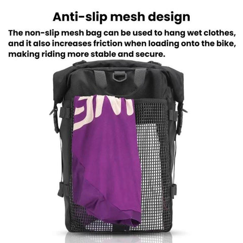 WEST BIKING Motorcycle Large-Capacity Rear Seat Bag Riding Modular Hanging Bag, 20L, 30L