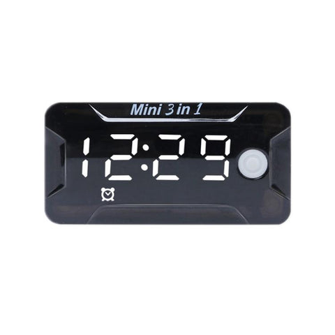 8-150V Electric Scooter/Motorcycle Two-Wire Waterproof Time Voltage Temperature Meter