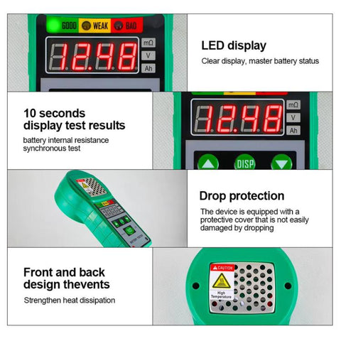 DUOYI Automotive Battery Life Internal Resistance Starting Performance Tester, DY225